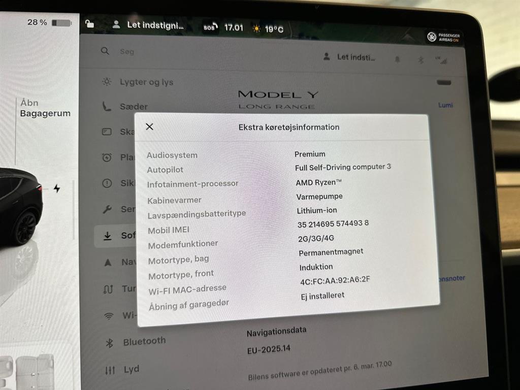 Tesla Model Y Long Range billede 17