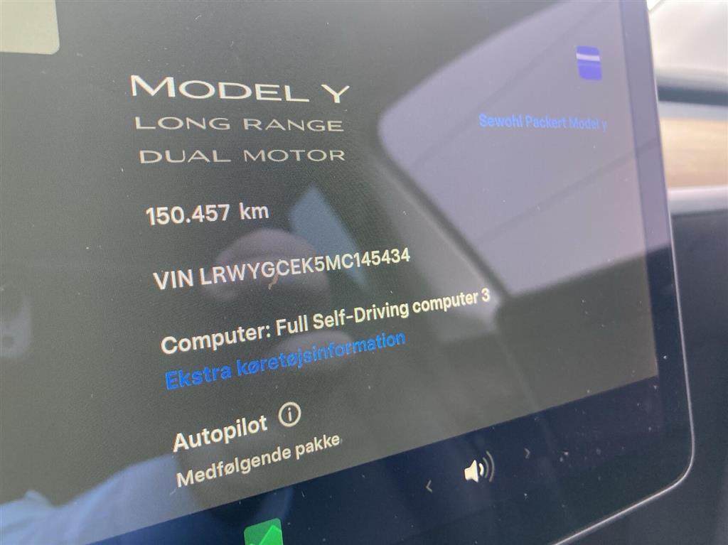 Tesla Model Y Long Range billede 20