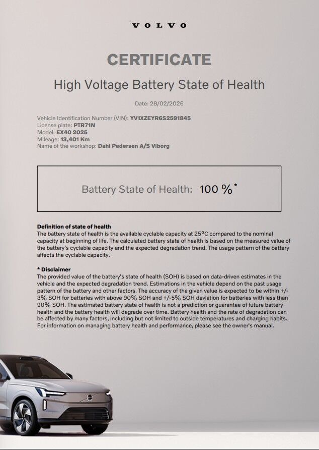 Volvo EX40 Black Edition billede 6