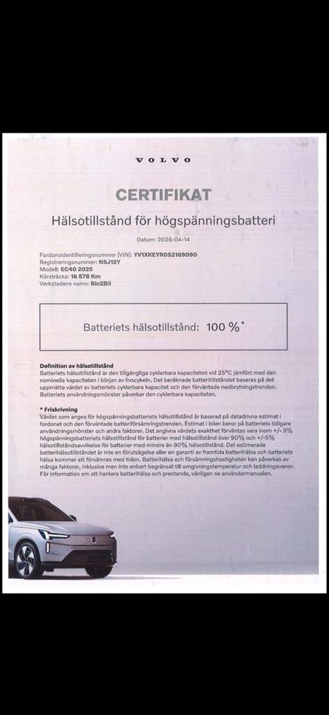 Volvo EC40 Black Edition billede 26