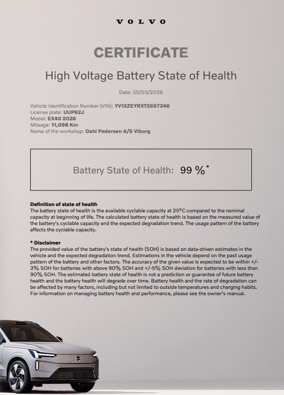 Volvo EX40 Black Edition billede 9