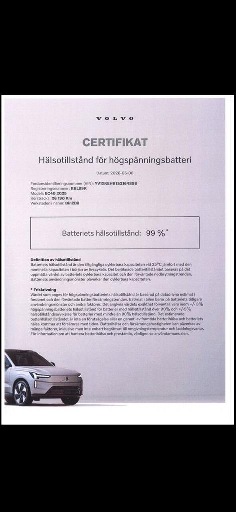 Volvo EC40 Black Edition billede 30