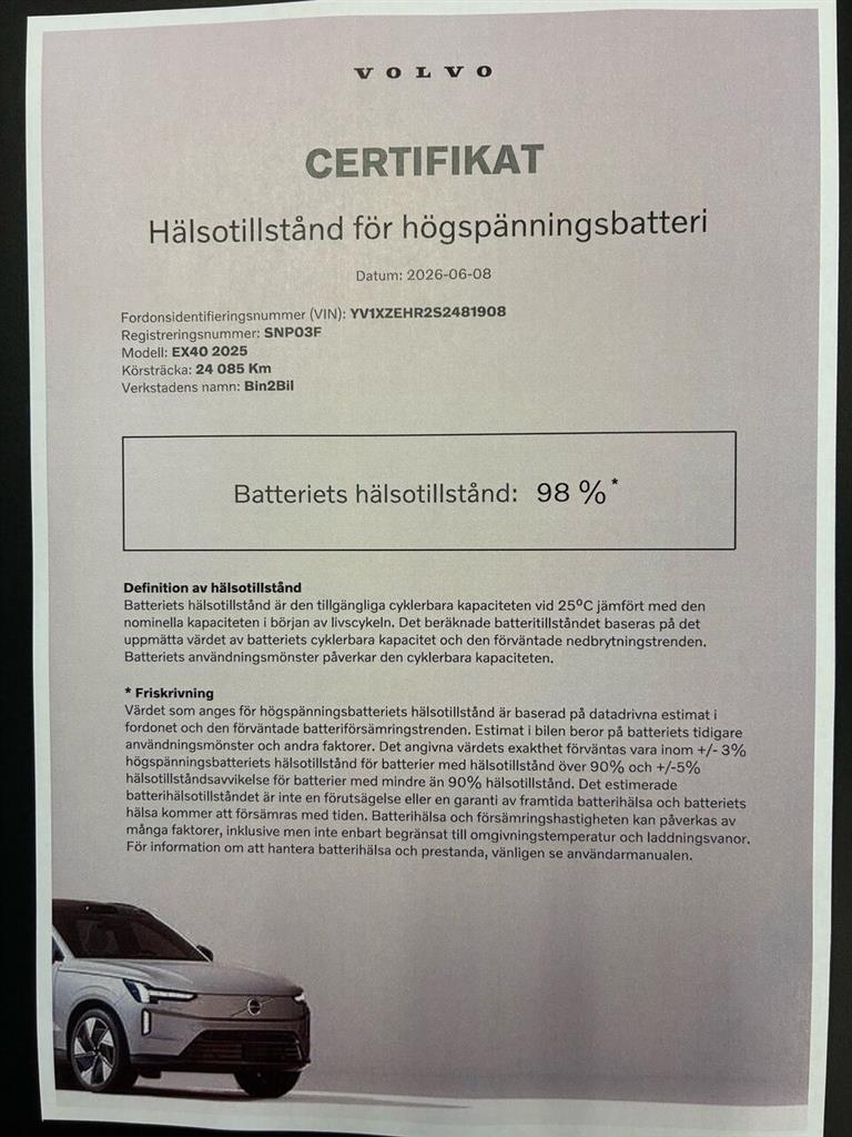 Volvo EX40 Black Edition billede 26