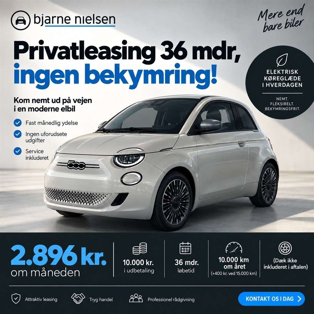 Fiat 500e La Prima By Bocelli billede 3