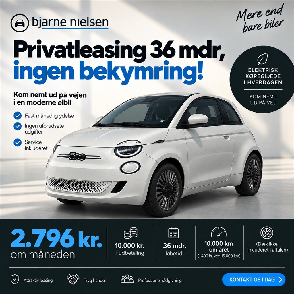 Fiat 500e La Prima By Bocelli billede 2